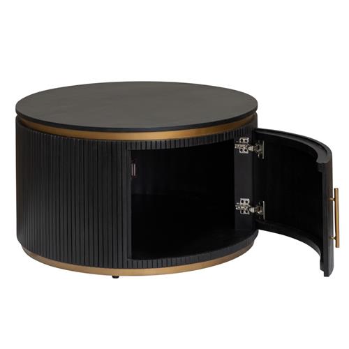 Salontafel Rivello | Zwart Mangohout