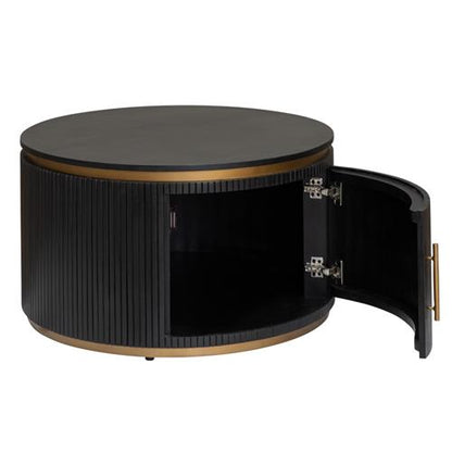 Salontafel Rivello | Zwart Mangohout