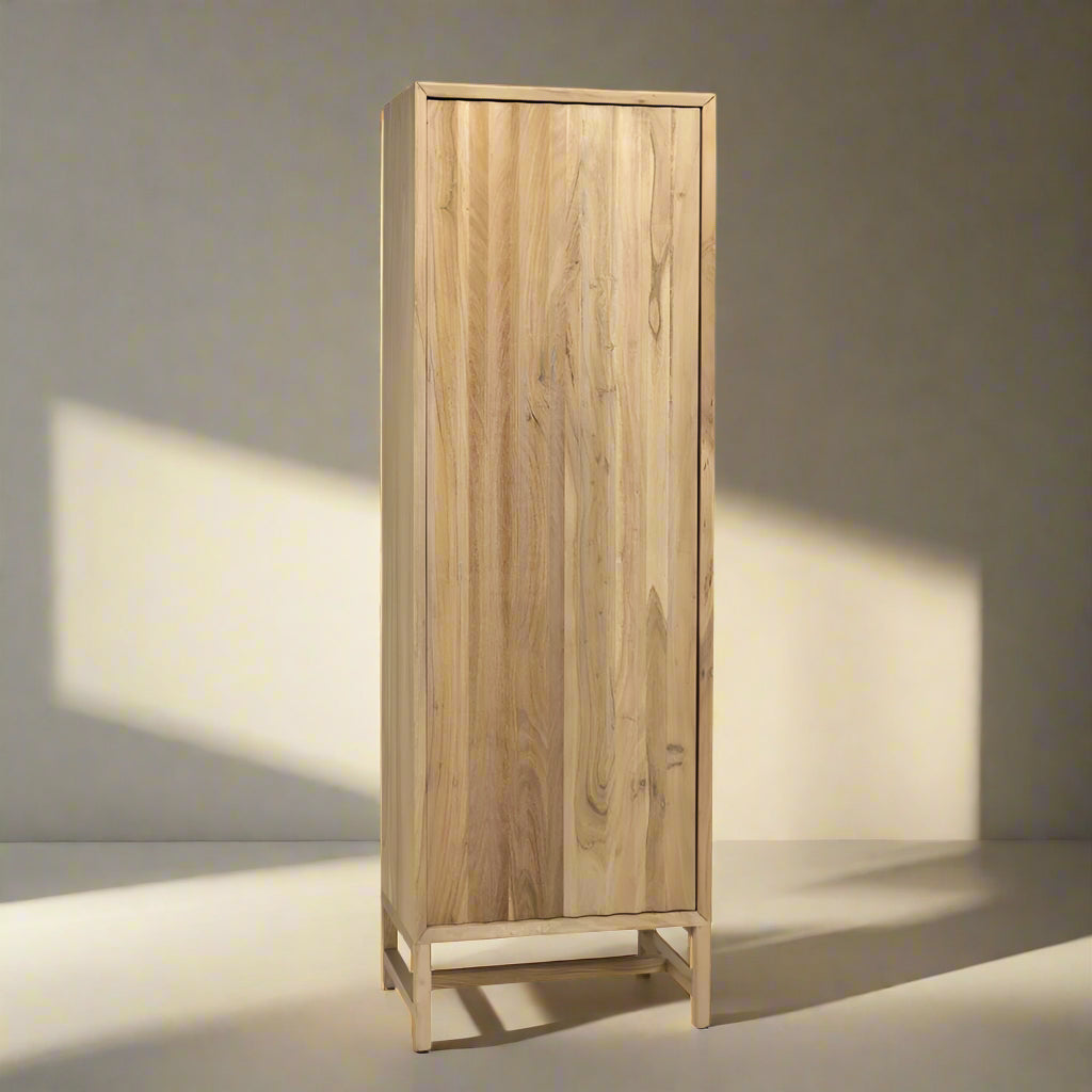 Opbergkast Crotone Links Draaiend | Naturel Acaciahout