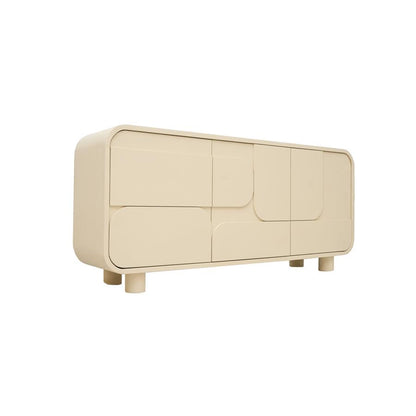 Alviano Dressoir | Beige — Zijaanzicht - witfoto