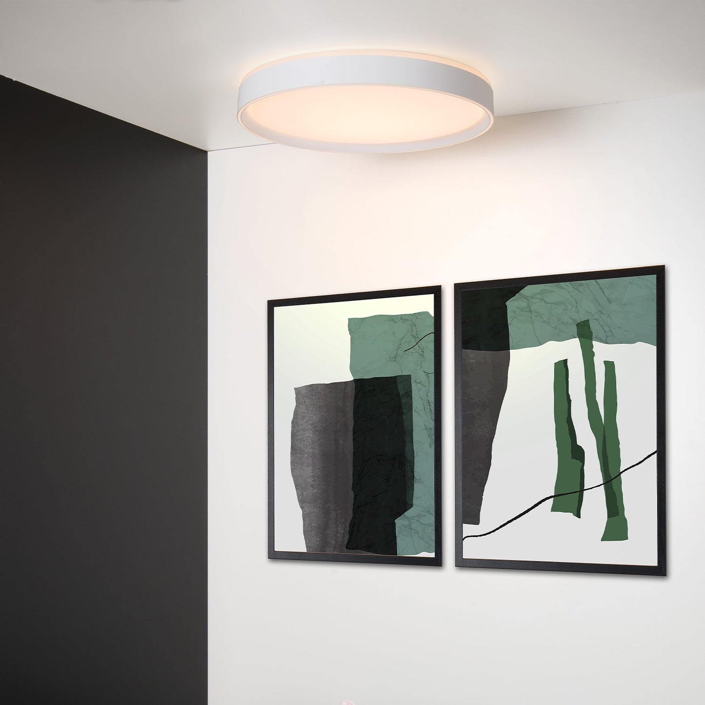 Plafonnière Nuria | Ø | Wit