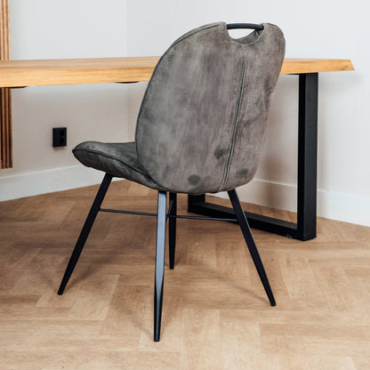 Eetkamerstoel Austin | Velvet | Magazijn leegverkoop