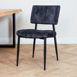 Eetkamerstoel Ivan | Antraciet Velvet