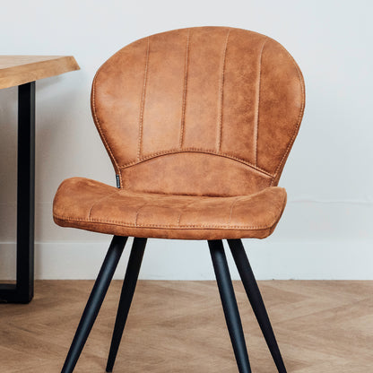 Eetkamerstoel Magic | Softyl Cognac