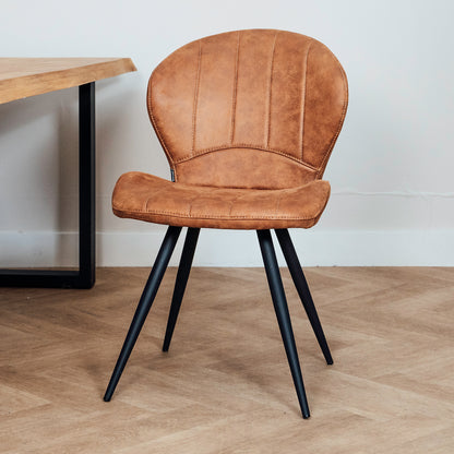 Eetkamerstoel Magic | Softyl Cognac