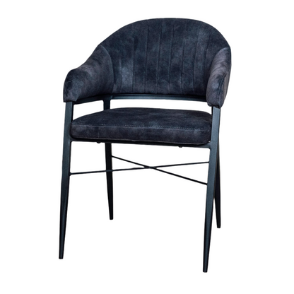 Eetkamerstoel Saar | Antraciet Velvet