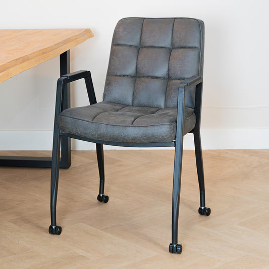 Eetkamerstoel Ryan | Chicago Antraciet