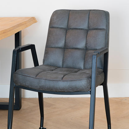 Eetkamerstoel Ryan | Chicago Antraciet