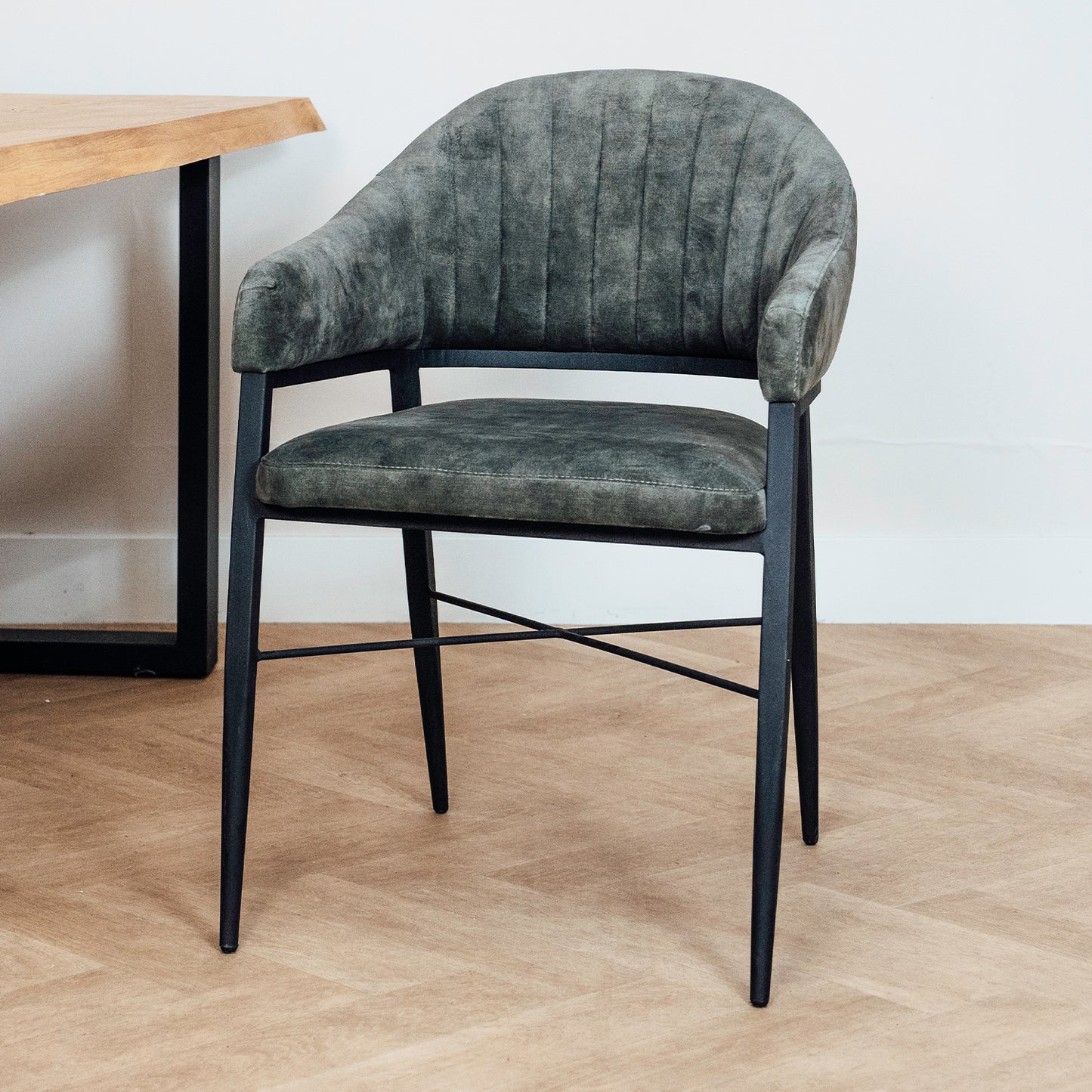 Eetkamerstoel Saar | Hunter Velvet