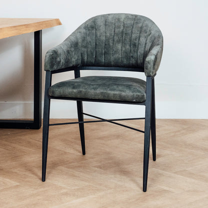 Eetkamerstoel Saar | Hunter Velvet