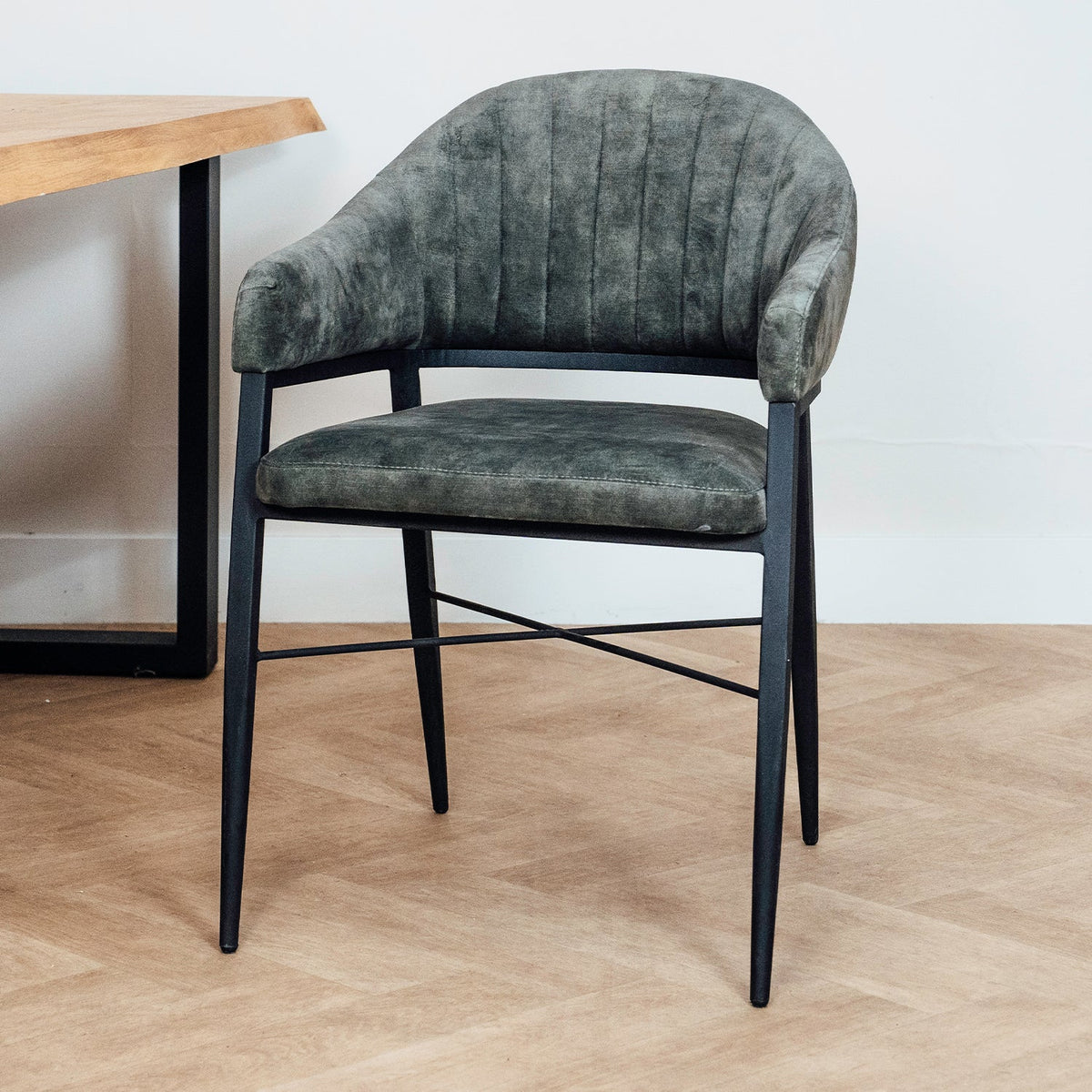 Eetkamerstoel Saar | Hunter Velvet