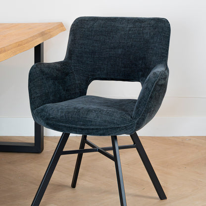 Eetkamerstoel Mercury | Miami Black