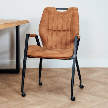 Eetkamerstoel Olympic | Zorro Cognac