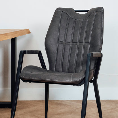 Eetkamerstoel Olympic | Zorro Antraciet