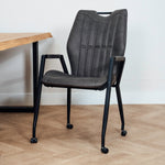 Eetkamerstoel Olympic | Zorro Antraciet