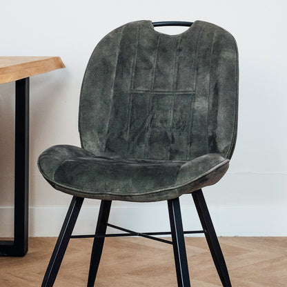 Eetkamerstoel Austin | Velvet | Magazijn leegverkoop