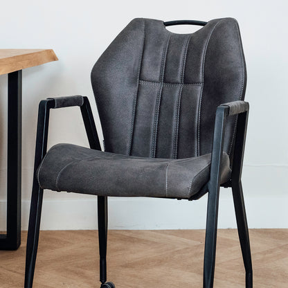 Eetkamerstoel Point | Zorro Antraciet