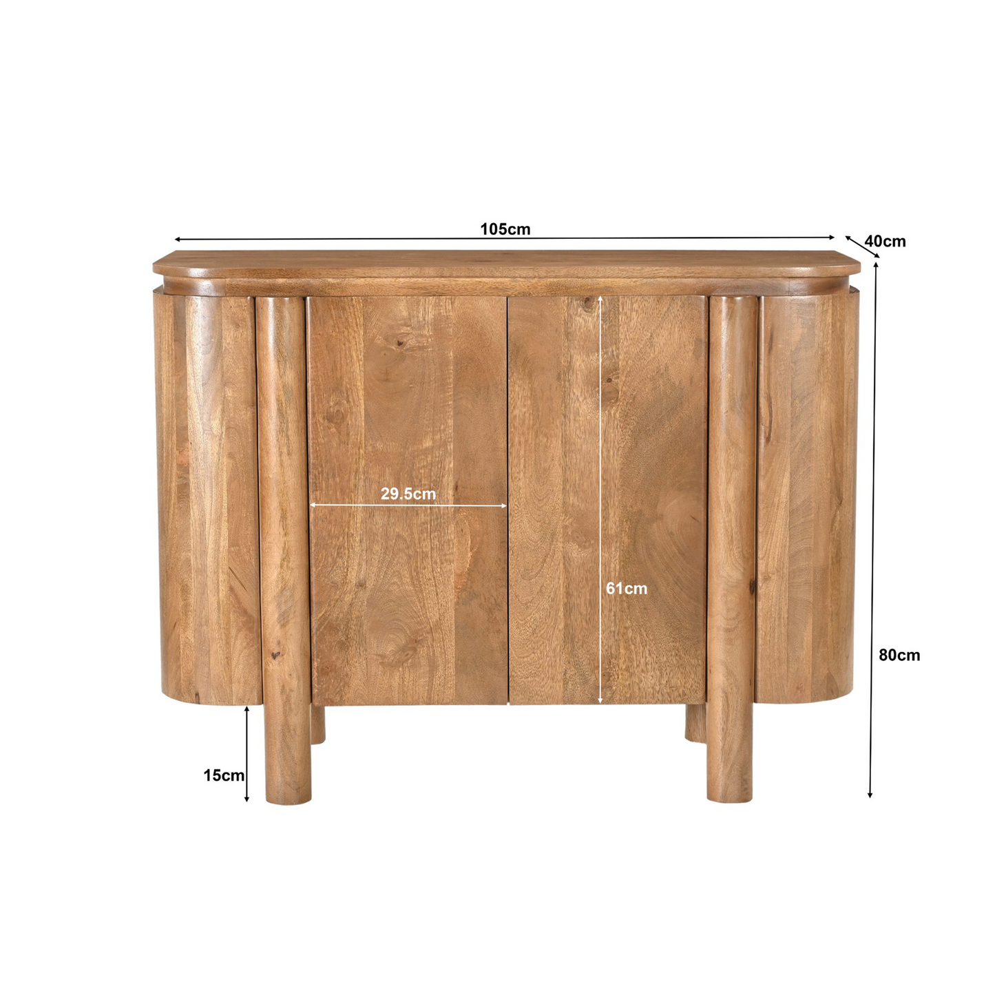 Dressoir Salano | Naturel Mangohout