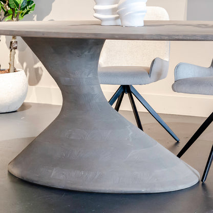 Eettafel Nemo | Grijs Mangohout