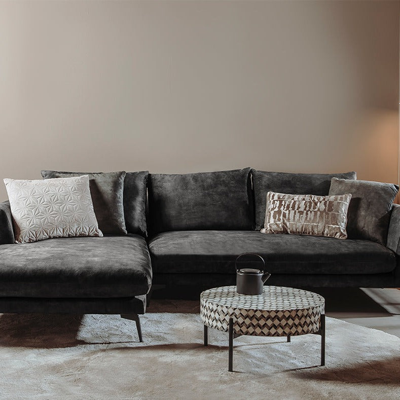 Hoekbank Nottingham | Antraciet