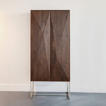 Opbergkast Onyx | Bruin Mangohout