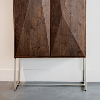 Opbergkast Onyx | Bruin Mangohout