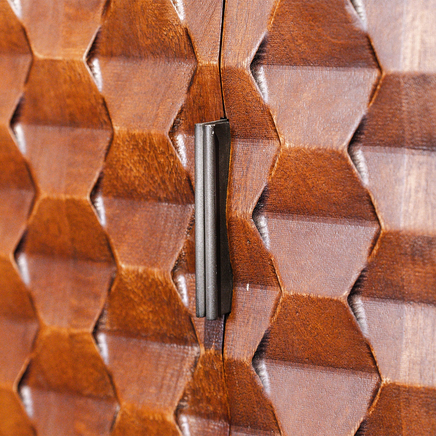 Opbergkast Paola | Mahonie Mangohout | 90 cm