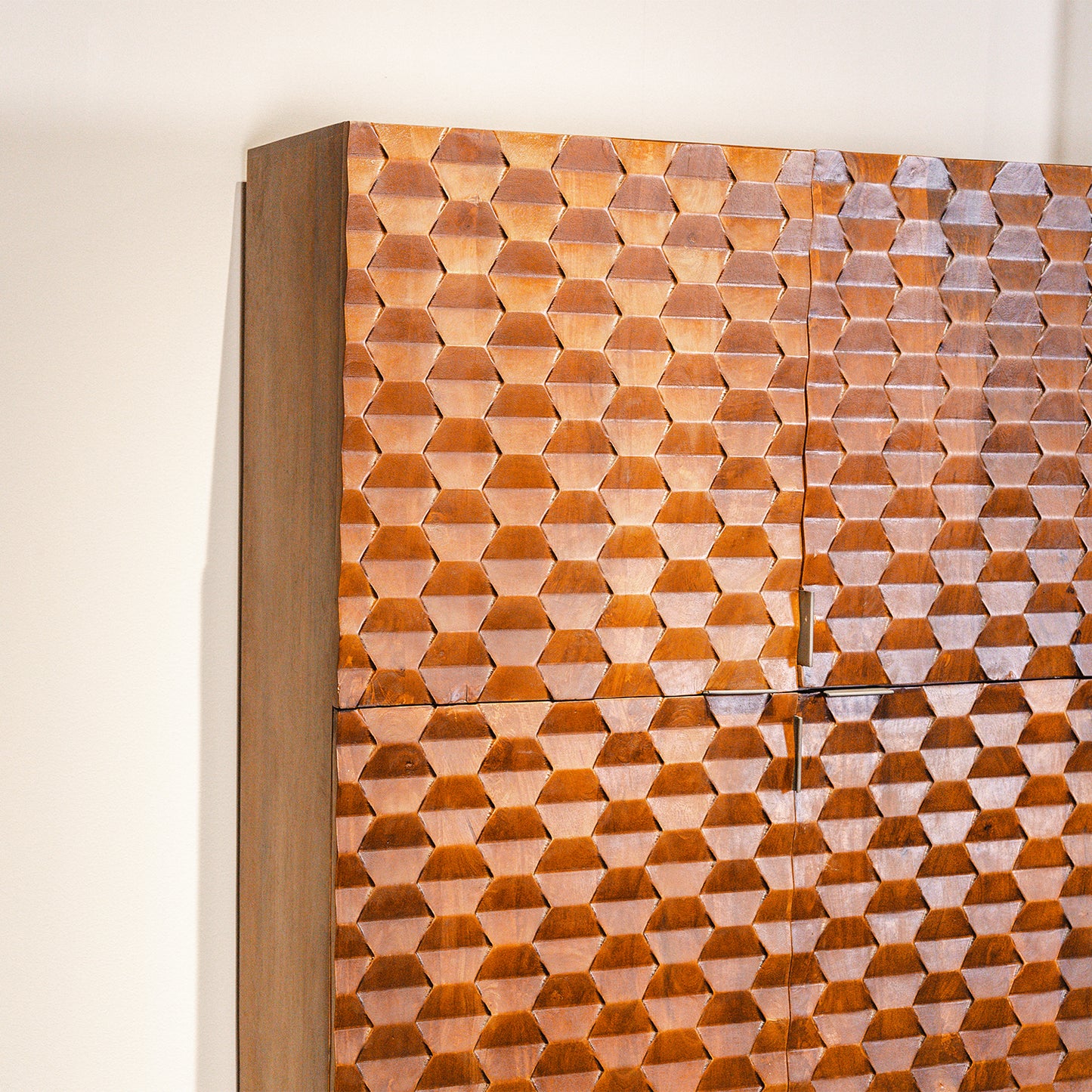 Opbergkast Paola | Mahonie Mangohout | 130 cm