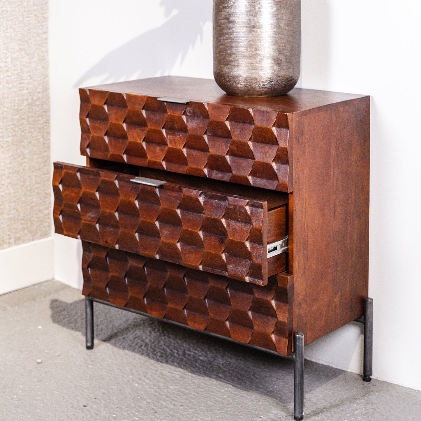 Ladekast Paola | Mahonie Mangohout