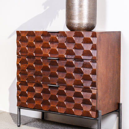 Ladekast Paola | Mahonie Mangohout