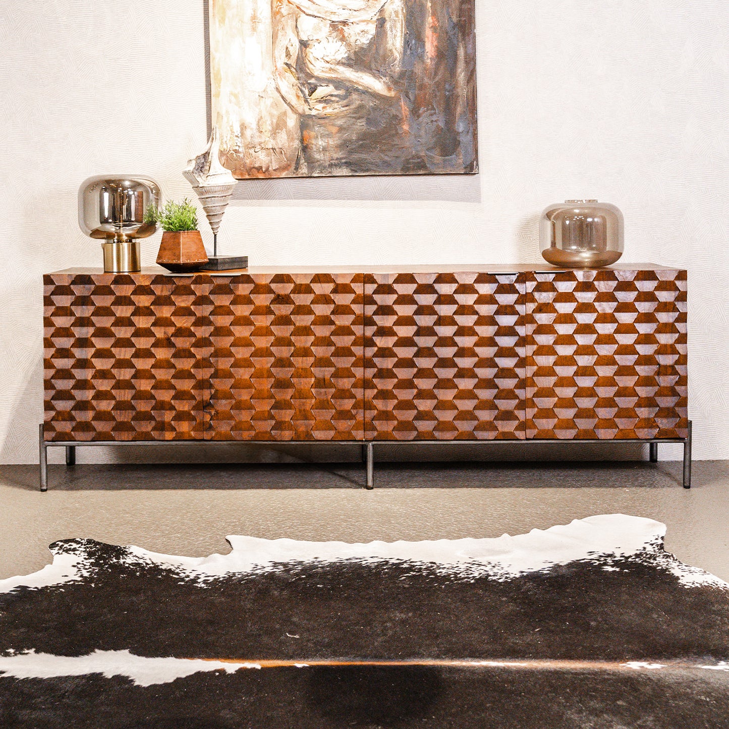 Dressoir Paola | Mahonie Mangohout