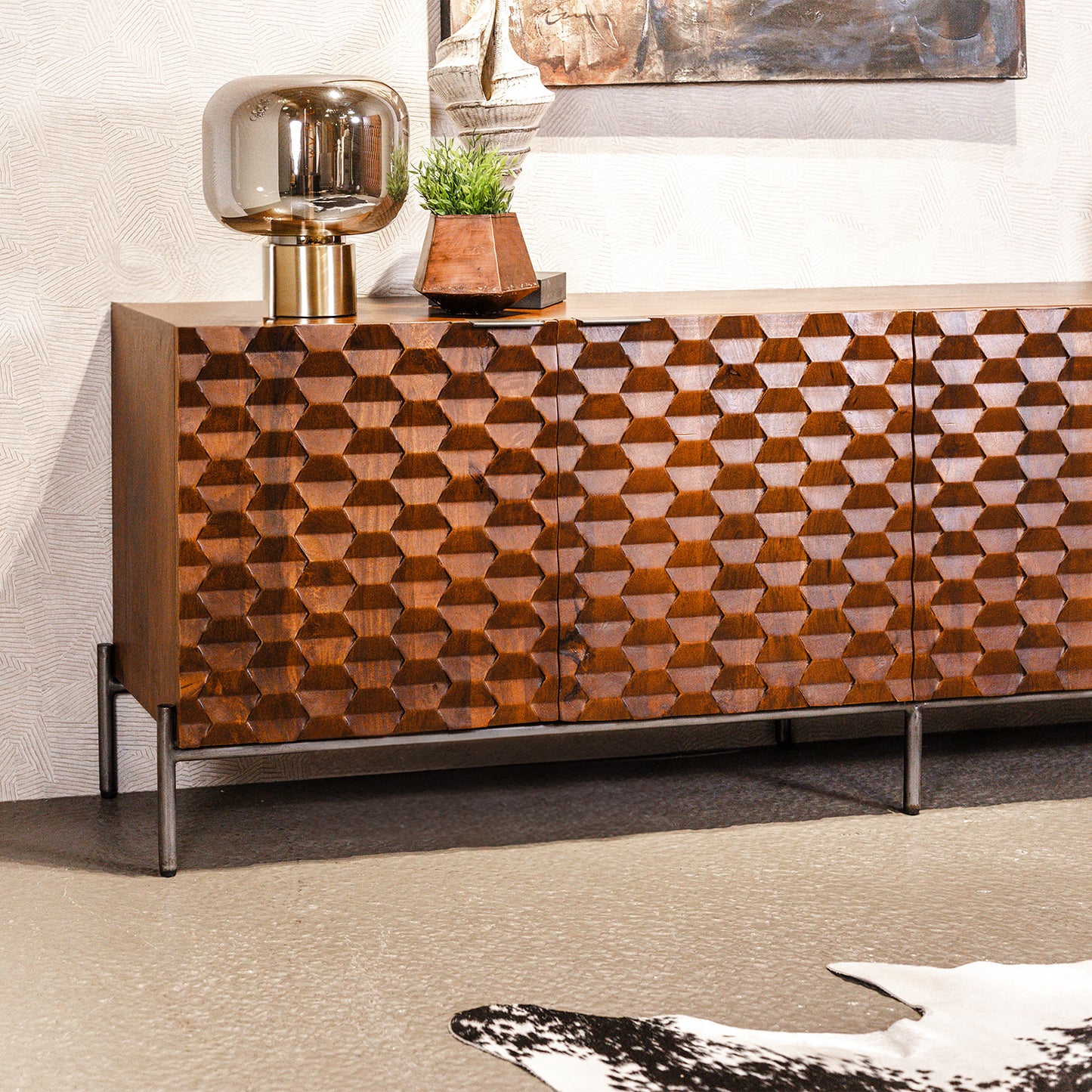 Dressoir Paola | Mahonie Mangohout