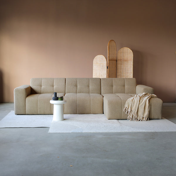 Hoekbank Wave | Beige Stof