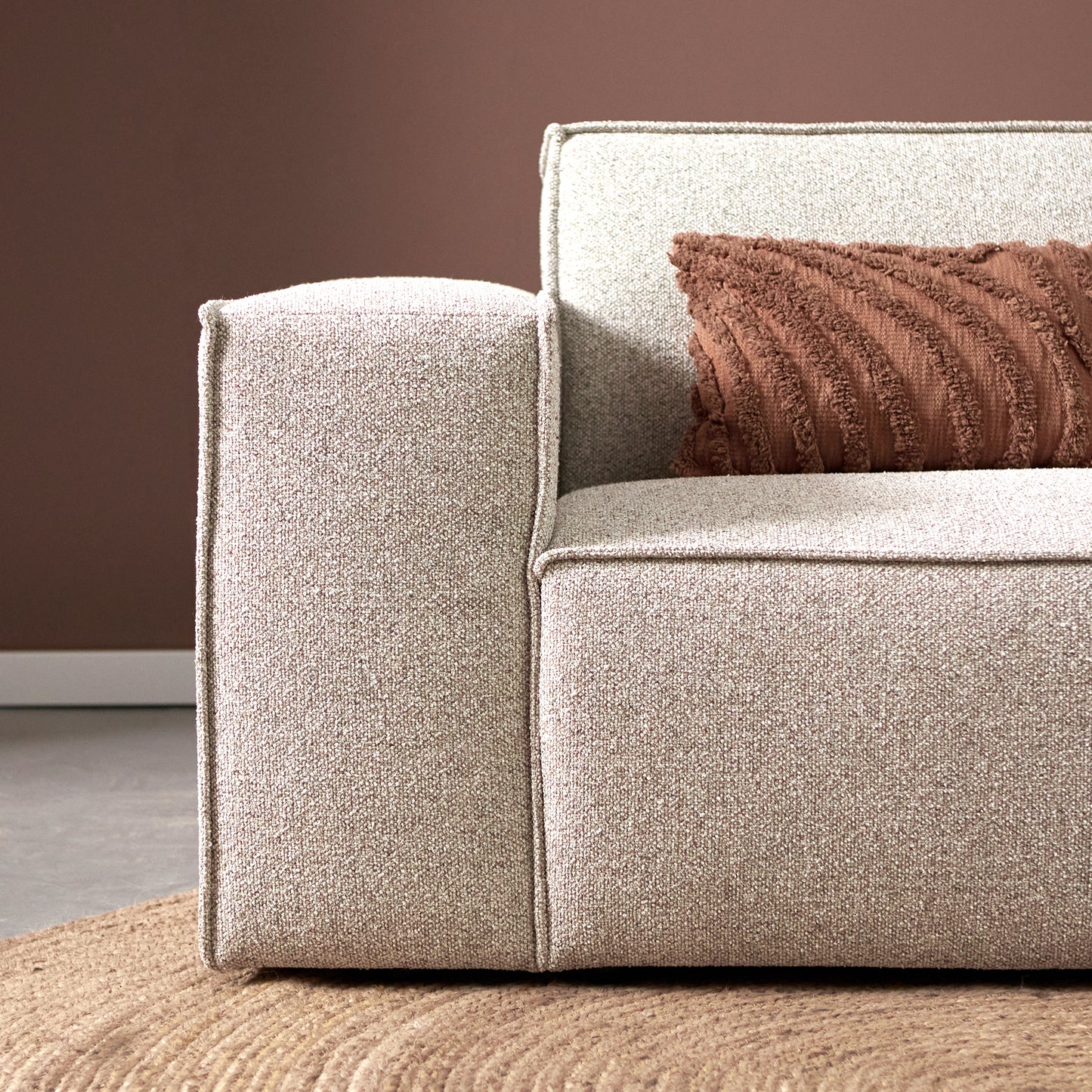Hoekbank Play | Serenity 03 | Beige Stof