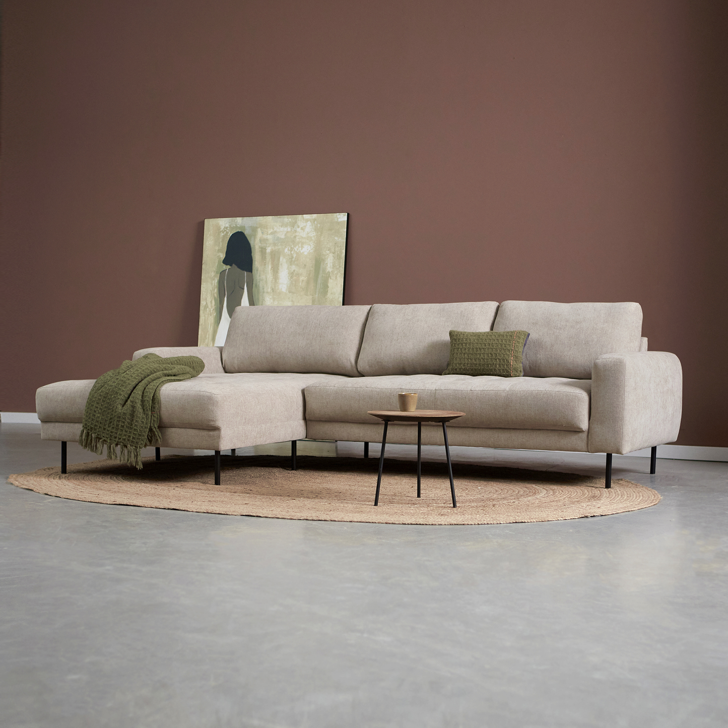 Hoekbank Oreo | Tesla 2003 | Beige Linnen