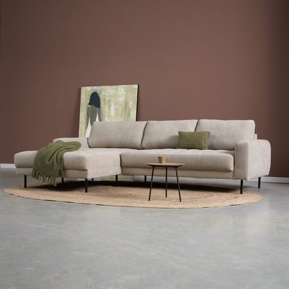 Hoekbank Oreo | Tesla 2003 | Beige Linnen