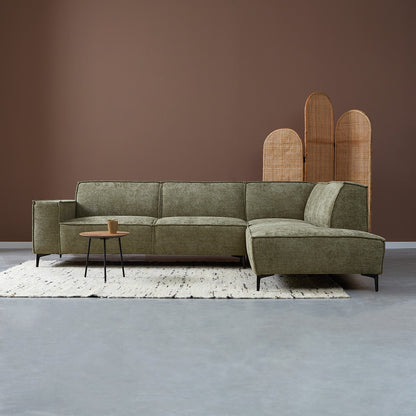 Hoekbank River | Stof Groen