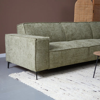 Hoekbank River | Stof Groen