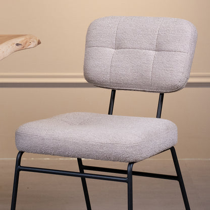 Eetkamerstoel Padola | Beige Stof