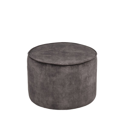 Poef Tibo | Grijs Velvet