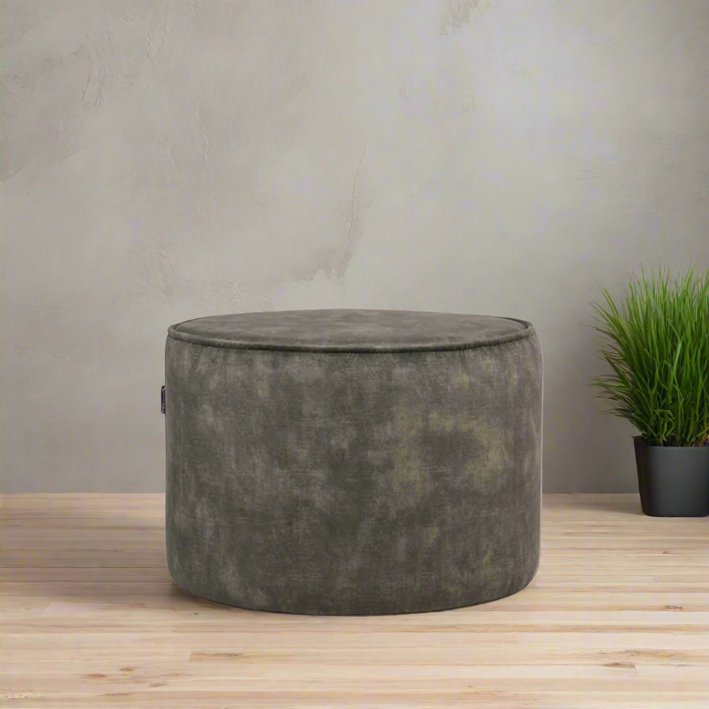 Poef Tibo | Groen Velvet