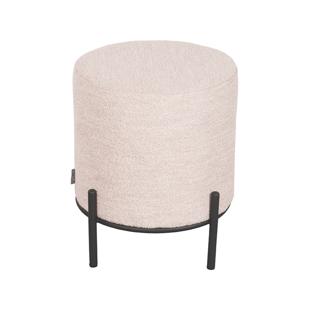 Poef Troy | 43 cm | Naturel Bouclé