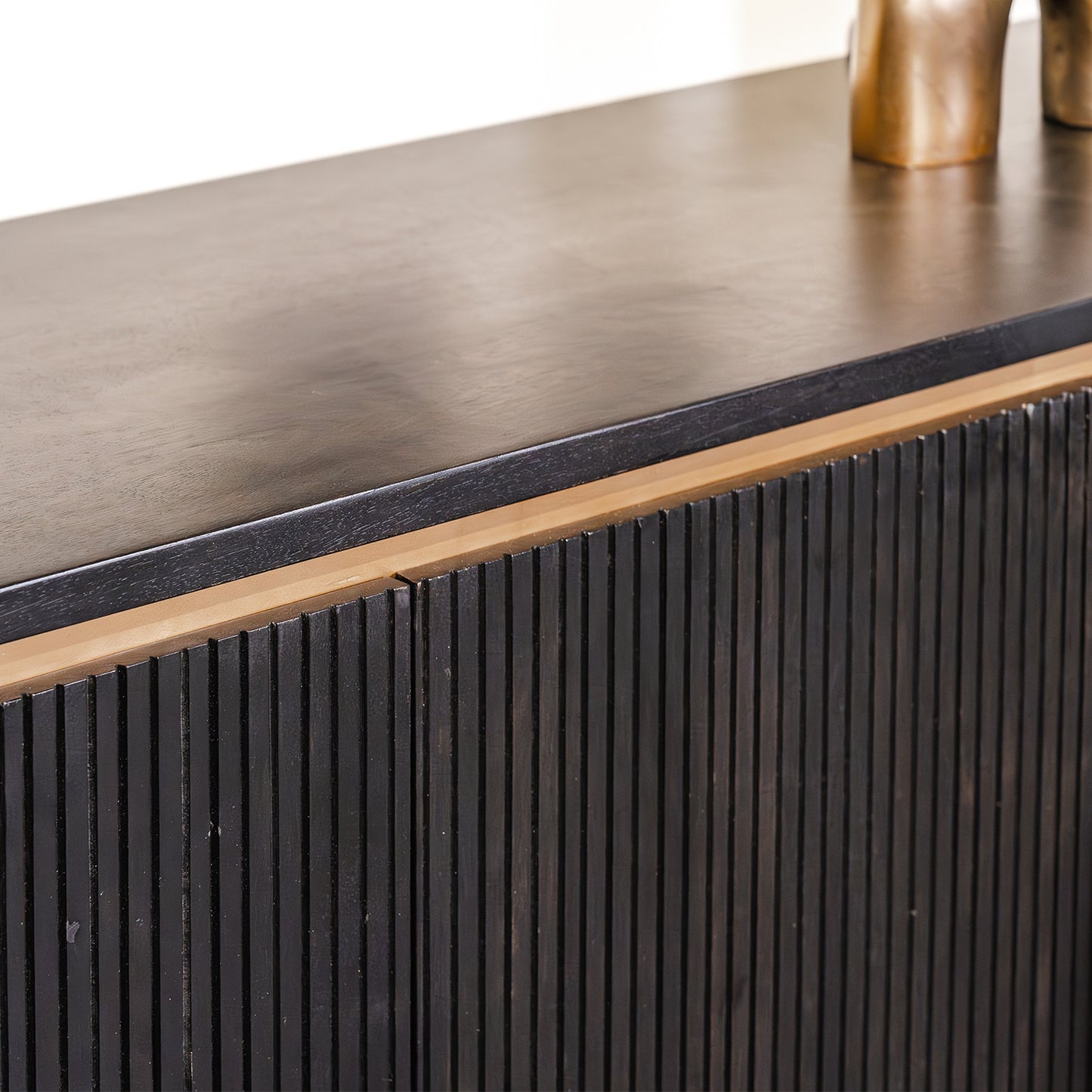 Dressoir Rivello | Zwart Mangohout