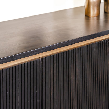 Dressoir Rivello | Zwart Mangohout