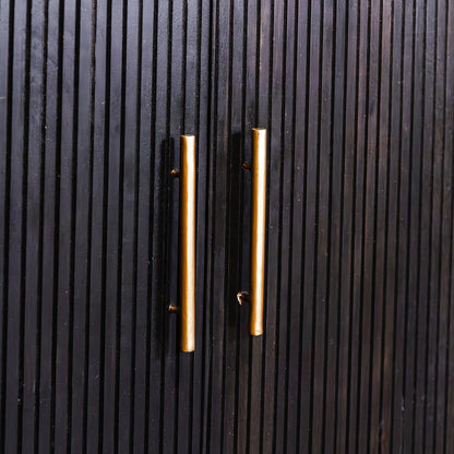 Dressoir Rivello | Zwart Mangohout