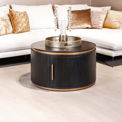 Salontafel Rivello | Zwart Mangohout