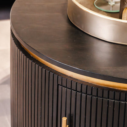 Salontafel Rivello | Zwart Mangohout