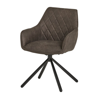 Eetkamerstoel Rebel | Grijs Stof