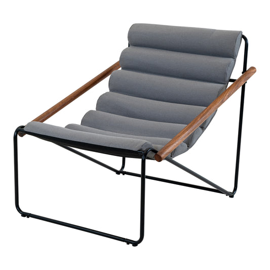 Loungestoel Miami | Antraciet