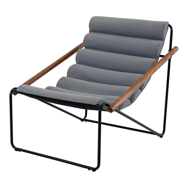 Loungestoel Miami | Antraciet